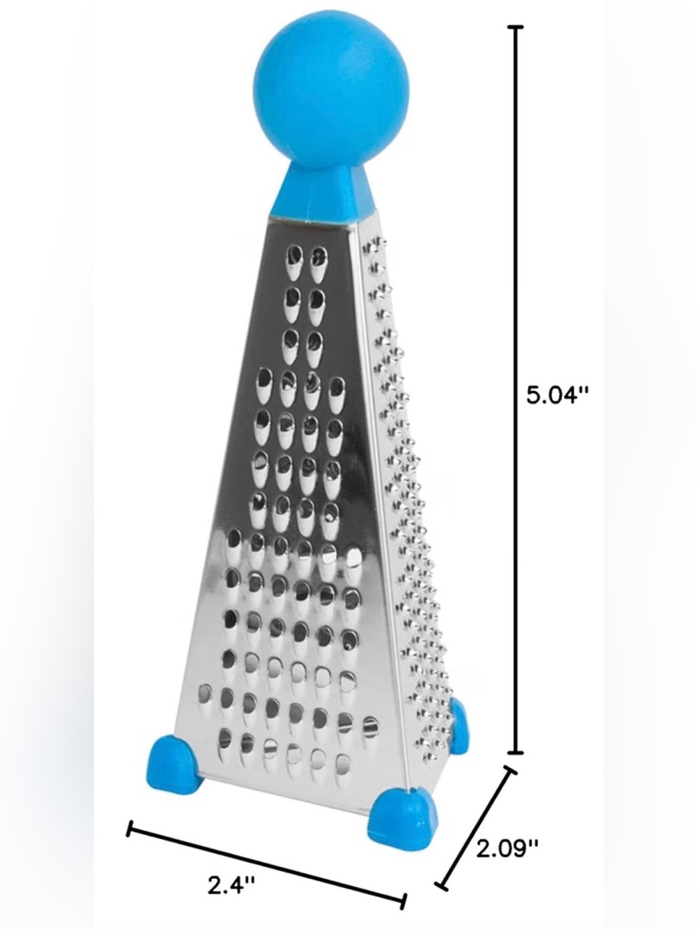 Progressive International Pyramid Mini Food Grater with Colorful Handle NWT